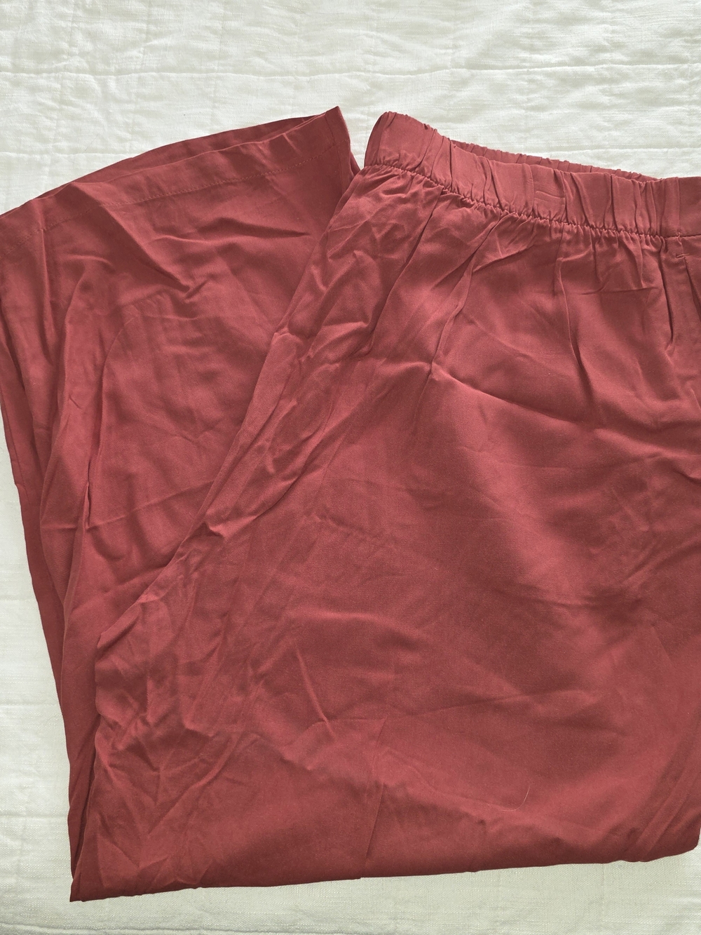 Old Navy Playa Wide Leg Pants in Brick Red Xxl